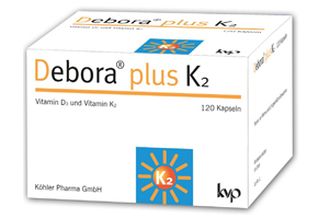 DEBORA plus K2 kapsulas, 120 kapsulas
