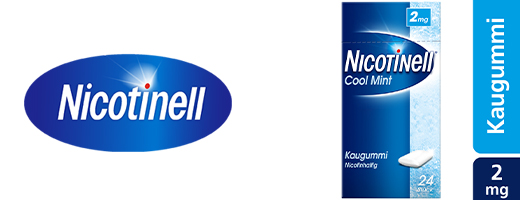 NICOTINELL Košļājamā gumija Cool Mint 2 mg, 24 gab