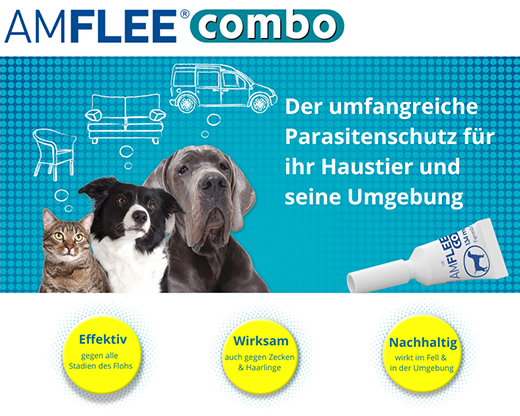 AMFLEE combo 402/361,8mg Lsg.z.Auf.f.Hunde ü.40kg, 3 St