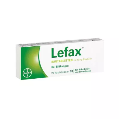 LEFAX Košļājamās tabletes, 20 gab