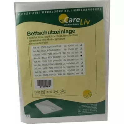 BETTSCHUTZEINLAGE Folija Molton 90x100 cm, 1 gab