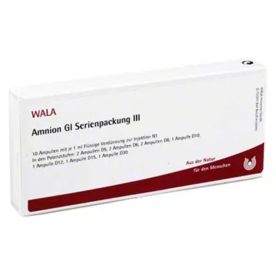 AMNION GL Sērijas iepakojums 3 ampulas, 10X1 ml