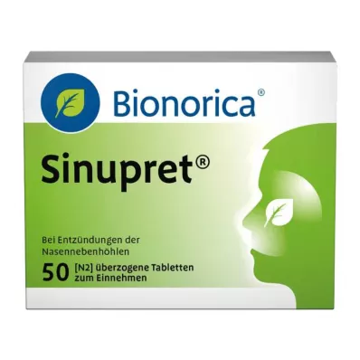 SINUPRET apvalkotās tabletes, 50 gab SINUPRET apvalkotās tabletes, 50 gab