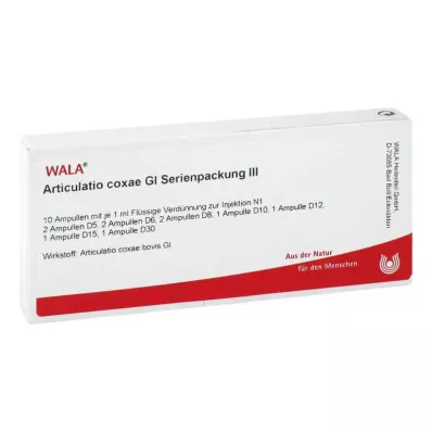ARTICULATIO coxae GL Sērijas iepakojums 3 ampulas, 10X1 ml