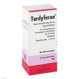 TARDYFERON Ilgstošās darbības tabletes, 50 gab