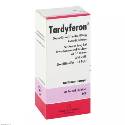 TARDYFERON Ilgstošās darbības tabletes, 50 gab TARDYFERON Ilgstošās darbības tabletes, 50 gab