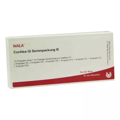 COCHLEA GL Sērijas iepakojums 3 ampulas, 10X1 ml
