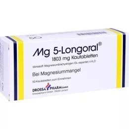 MG 5 LONGORAL Košļājamās tabletes, 50 gab