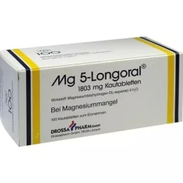 MG 5 LONGORAL Košļājamās tabletes, 100 gab