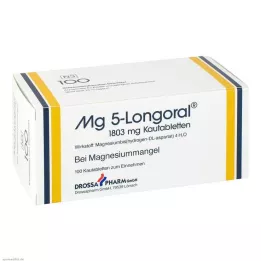 MG 5 LONGORAL Košļājamās tabletes, 100 gab
