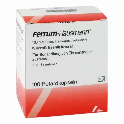 FERRUM HAUSMANN Ilgstošās darbības kapsulas, 100 gab