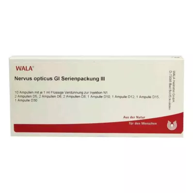 NERVUS OPTICUS GL Sērijas iepakojums 3 ampulas, 10X1 ml
