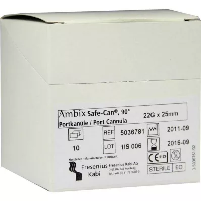 AMBIX Safe-Can Portpunkt.Kan.22 Gx25 mm izliekts, 10 gab AMBIX Safe-Can Portpunkt.Kan.22 Gx25 mm izliekts, 10 gab