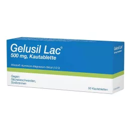 GELUSIL LAC Košļājamās tabletes, 50 gab