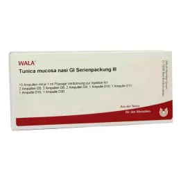 TUNICA gļotādas nasi GL sērijveida iepakojums 3 ampulas, 10X1 ml