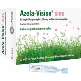 AZELA-Vision sine 0,5 mg/ml oftalmoloģiska vienreizēja deva, 20X0,3 ml