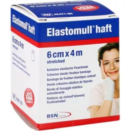 ELASTOMULL līmlente 6 cmx4 m fiksācijas pārsējs, 1 gab