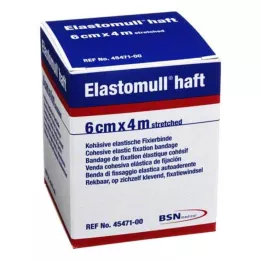 ELASTOMULL līmlente 6 cmx4 m fiksācijas pārsējs, 1 gab