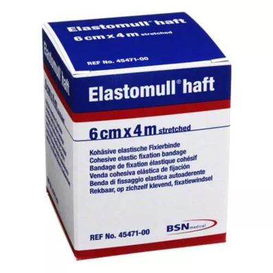 ELASTOMULL līmlente 6 cmx4 m fiksācijas pārsējs, 1 gab