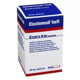 ELASTOMULL līmlente 8 cmx4 m fiksācijas pārsējs, 1 gab