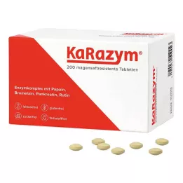 KARAZYM zarnās apvalkotās tabletes, 200 gab