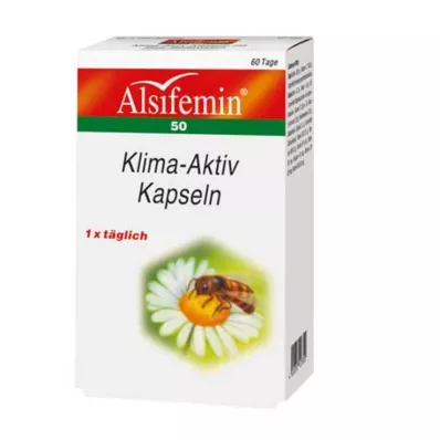 ALSIFEMIN 50 Climate-Active ar soju 1x1 kapsulas, 60 kapsulas ALSIFEMIN 50 Climate-Active ar soju 1x1 kapsulas, 60 kapsulas