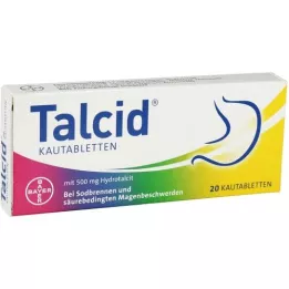 TALCID Košļājamās tabletes, 20 gab