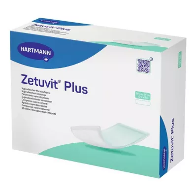 ZETUVIT Plus īpaši spēcīgs absorbējošs sterils kompress 20x25 cm, 10 gab