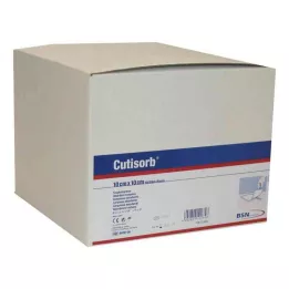 CUTISORB Absorbējošie spilventiņi nesterili 10x10 cm, 100 gab