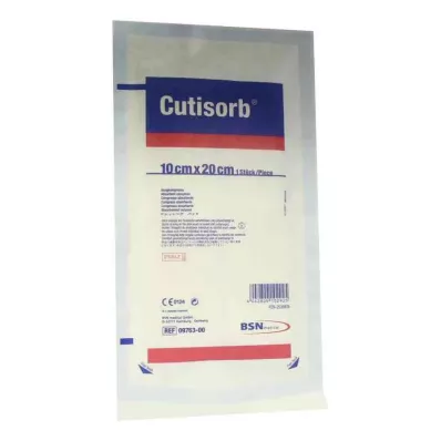 CUTISORB Sūkšanas kompreses sterilas 10x20 cm, 1 gab CUTISORB Sūkšanas kompreses sterilas 10x20 cm, 1 gab