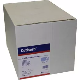 CUTISORB Absorbējošie spilventiņi nesterili 15x25 cm, 100 gab