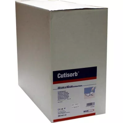 CUTISORB Absorbējoši nesterili 20x40 cm, 50 gab CUTISORB Absorbējoši nesterili 20x40 cm, 50 gab