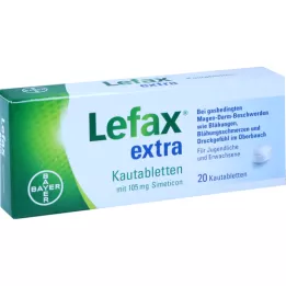 LEFAX papildus košļājamās tabletes, 20 gab