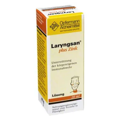 LARYNGSAN Plus cinka šķīdums, 20 ml