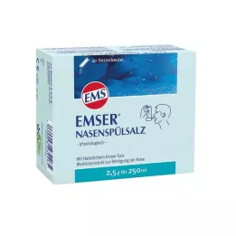 EMSER Sāls deguna skalošanai fizioloģiskā Btl., 20 gab