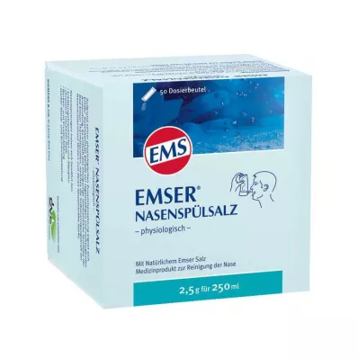 EMSER Sāls deguna skalošanai fizioloģiskā Btl., 50 gab EMSER Sāls deguna skalošanai fizioloģiskā Btl., 50 gab