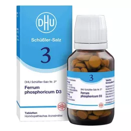 BIOCHEMIE DHU 3 Ferrum phosphoricum D 3 tabletes, 200 kapsulas