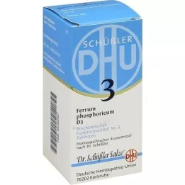 BIOCHEMIE DHU 3 Ferrum phosphoricum D 3 tabletes, 200 kapsulas