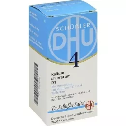 BIOCHEMIE DHU 4 Kālija hlorāts D 3 tabletes, 200 kapsulas