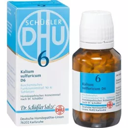 BIOCHEMIE DHU 6 Potassium sulfuricum D 6 tabletes, 200 kapsulas