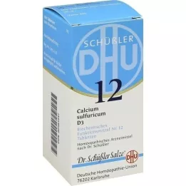 BIOCHEMIE DHU 12 Calcium sulfuricum D 3 tabletes, 200 kapsulas