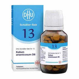 BIOCHEMIE DHU 13 Kalium arsenicosum D 6 tabletes, 200 kapsulas