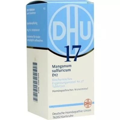 BIOCHEMIE DHU 17 Manganum sulfuricum D 12 tabletes, 200 gab