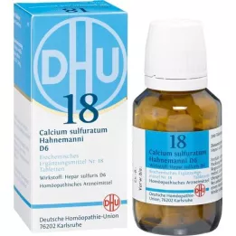 BIOCHEMIE DHU 18 Calcium sulfuratum D 6 tabletes, 200 kapsulas