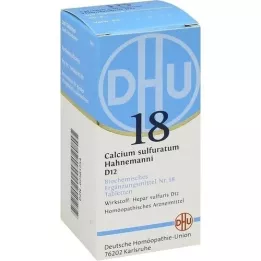 BIOCHEMIE DHU 18 Calcium sulfuratum D 12 tabletes, 200 kapsulas