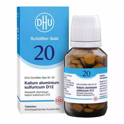 BIOCHEMIE DHU 20 Kālija alum.sulfur.D 12 tabletes, 200 gab