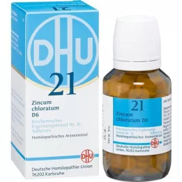 BIOCHEMIE DHU 21 Zincum chloratum D 6 tabletes, 200 kapsulas