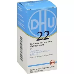 BIOCHEMIE DHU 22 Calcium carbonicum D 12 tabletes, 200 kapsulas