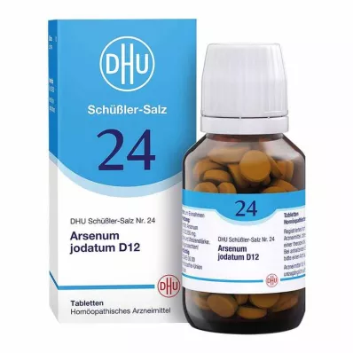 BIOCHEMIE DHU 24 Arsenum iodatum D 12 tabletes, 200 gab BIOCHEMIE DHU 24 Arsenum iodatum D 12 tabletes, 200 gab
