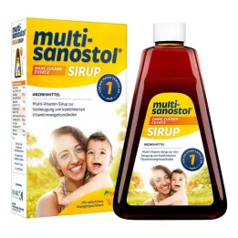 MULTI SANOSTOL Sīrups bez cukura piedevas, 260 g